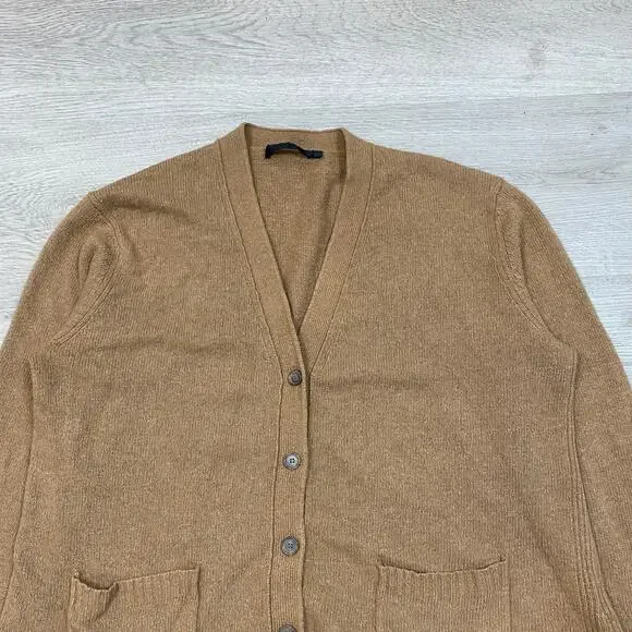 Jenni Kayne Wool Cashmere Cardigan Sweater Women's XL Minimalist